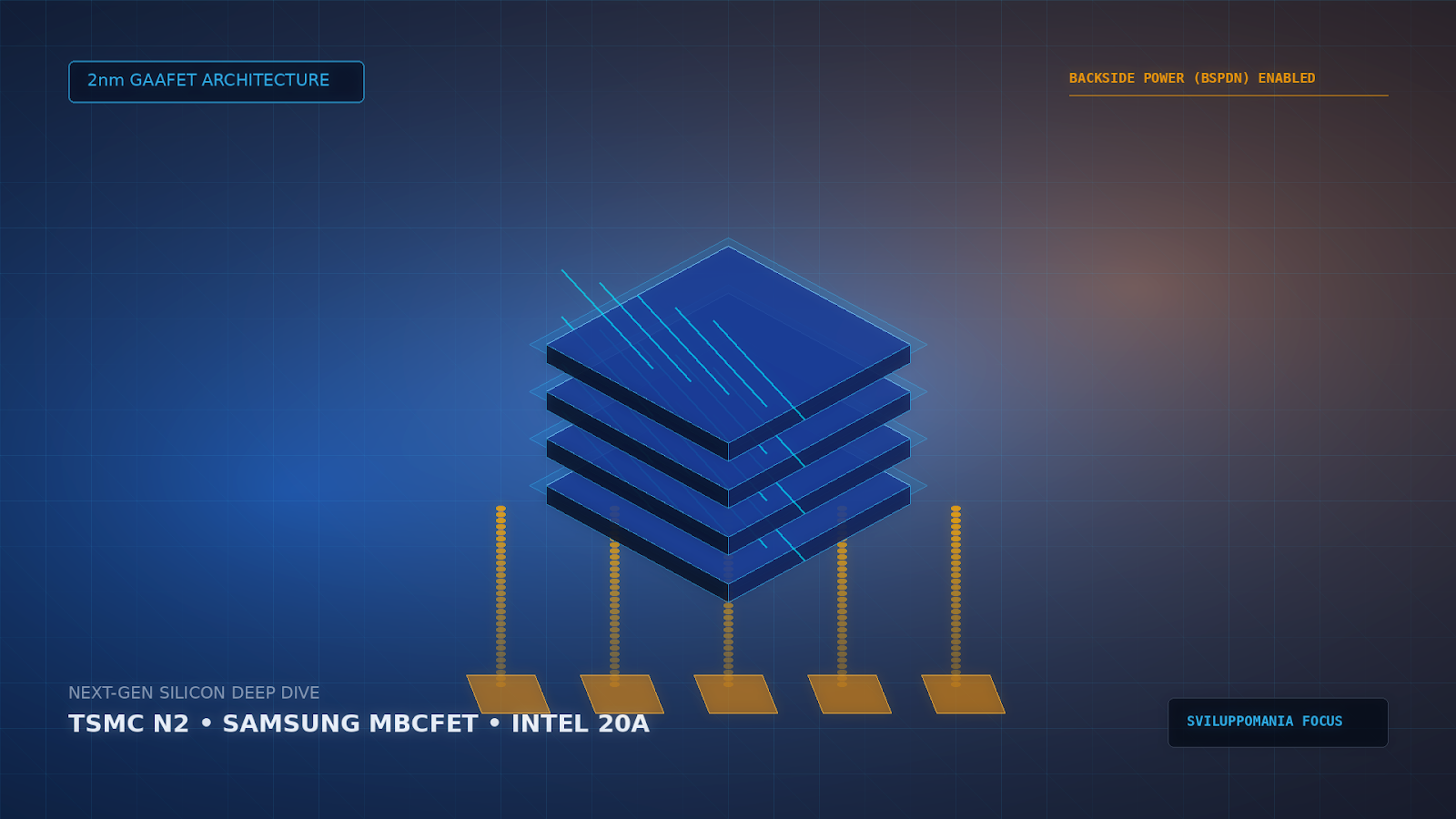 Oltre il Limite del Silicio: Analisi Tecnica dei Nodi a 2nm, Architettura GAAFET e Backside Power